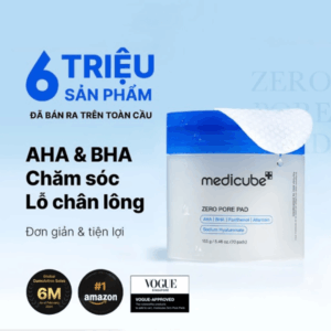 Toner miếng dưỡng ẩm không lỗ chân lông MEDICUBE ZERO PORE PAD 2.0 (70 Miếng)