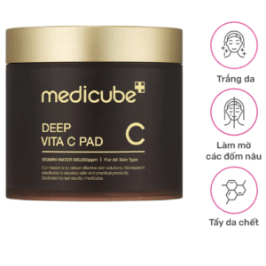 (CÓ SẴN) Toner Trắng Da Medicube Deep Vita C Pad 150g/ 70 miếng