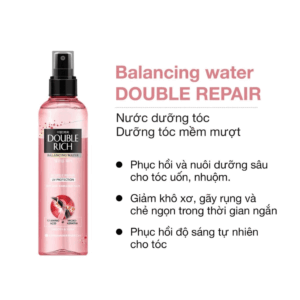 Nước xịt dưỡng tóc dưỡng tóc khô xơ, phục hồi hư tổn Double Rich Balancing Water Double Repair 120ml